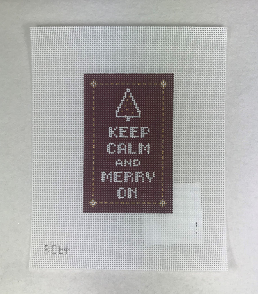 * Lauren Bloch Designs BO64 Keep Calm and Merry On
