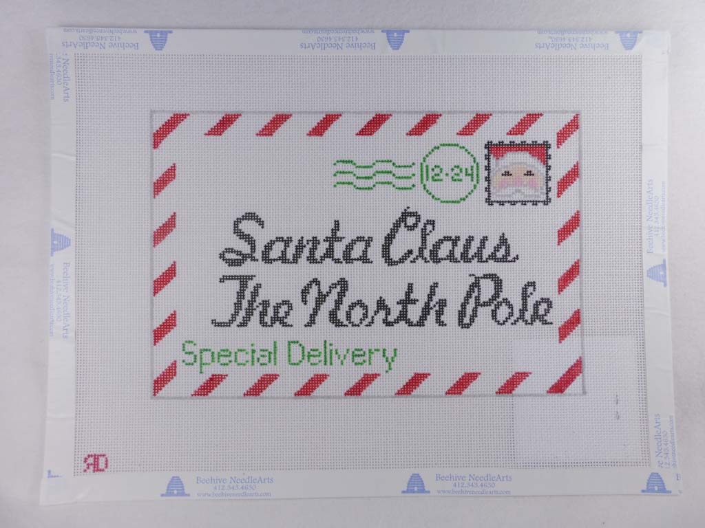 * Rachel Donley Needlepoint RD031 Letter to Santa (Small)