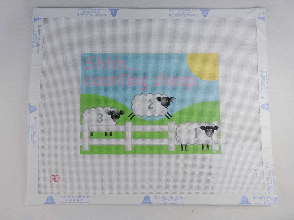 * Rachel Donley Needlepoint 035 Counting Sheep