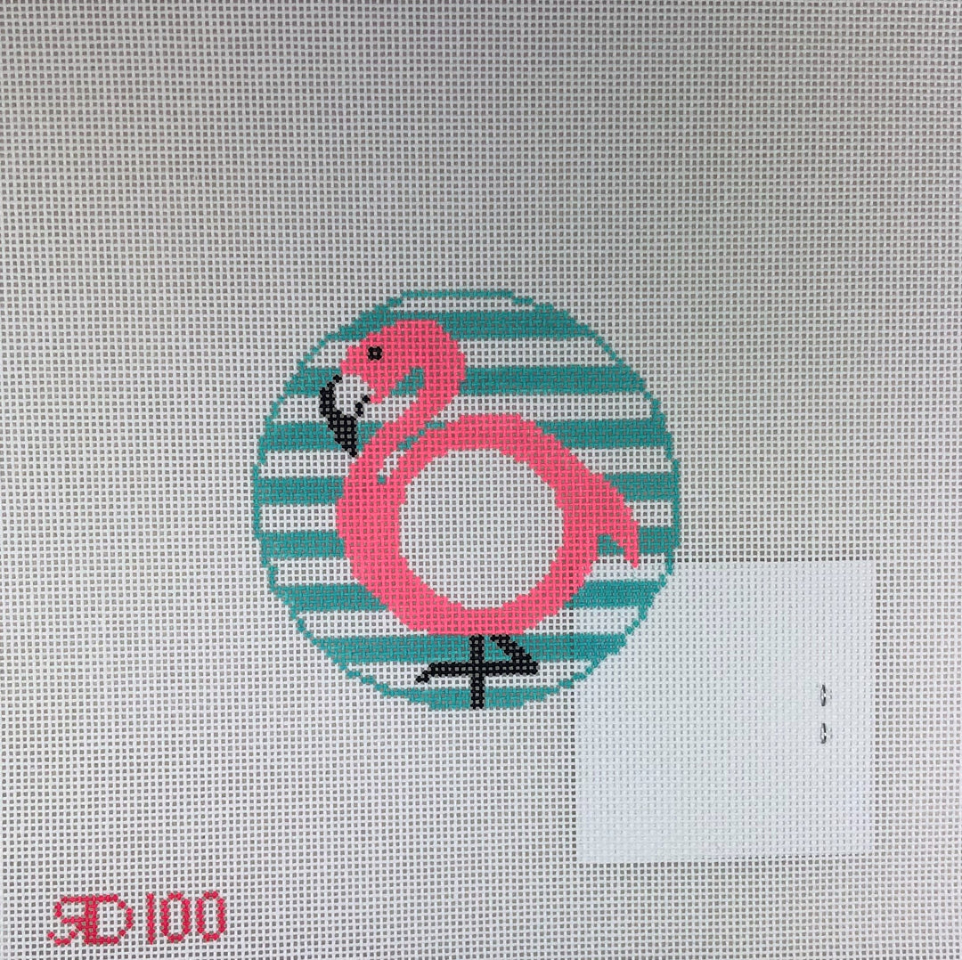 * Rachel Donley Needlepoint RD100 Flamingo and Charts