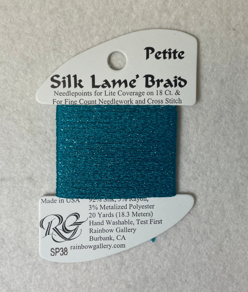 Petite Silk Lame Braid SP38 Caribbean