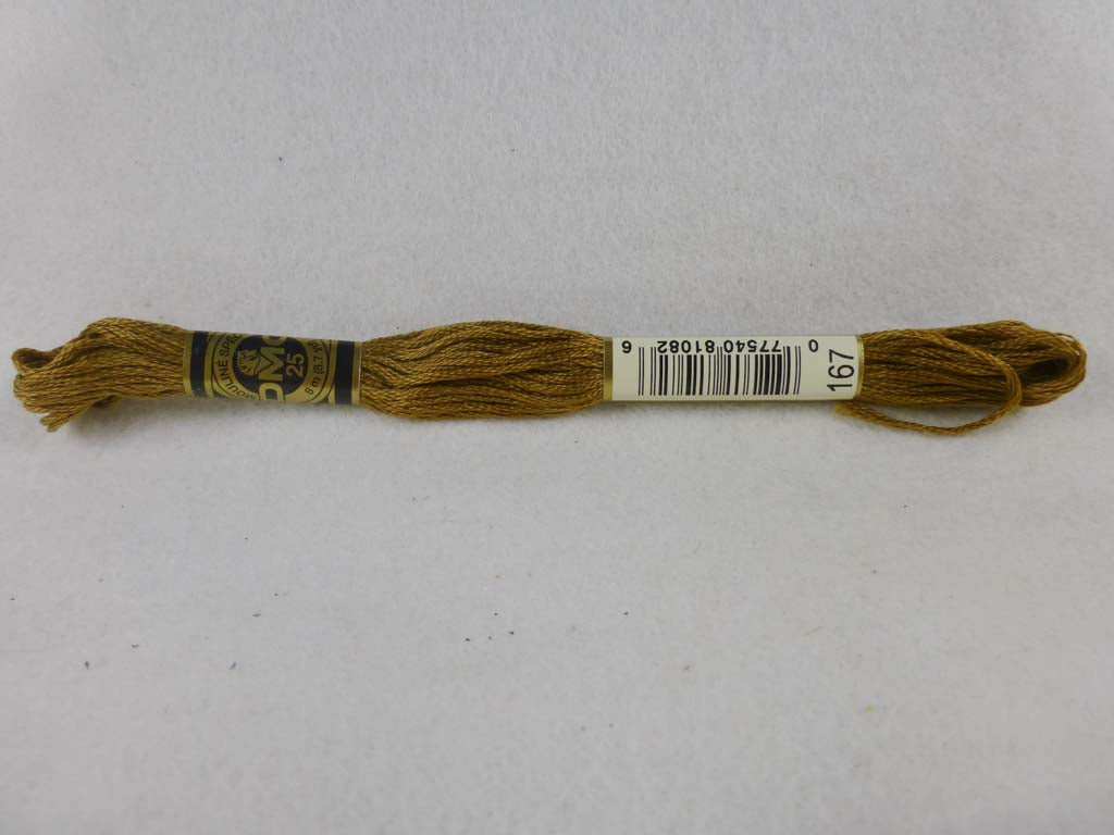 DMC Floss 167 Very Dark Yellow Beige by DMC From Beehive Needle Arts
