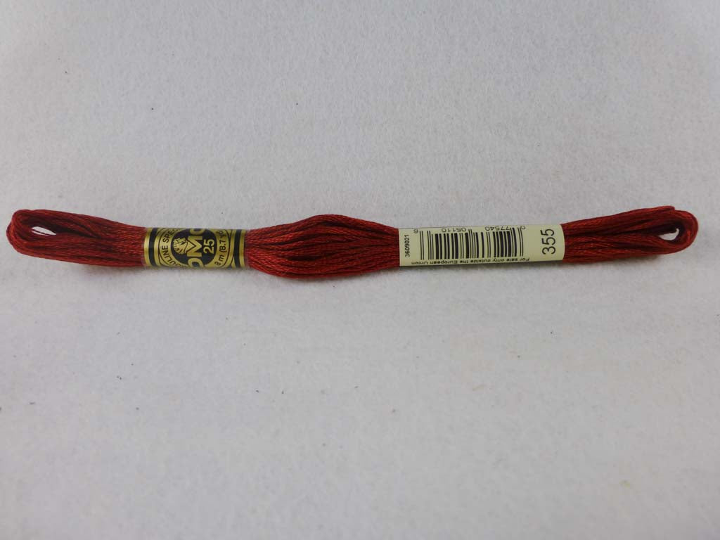 DMC Floss 355 Dark Terra Cotta by DMC From Beehive Needle Arts