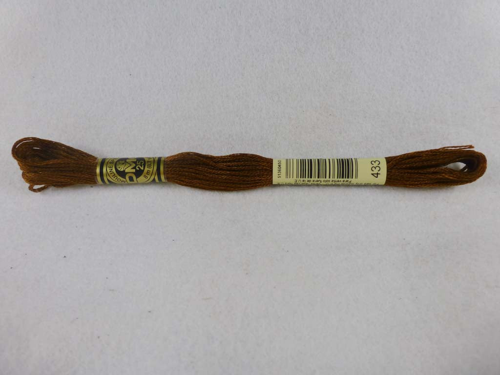 DMC Floss 433 Medium Brown by DMC From Beehive Needle Arts