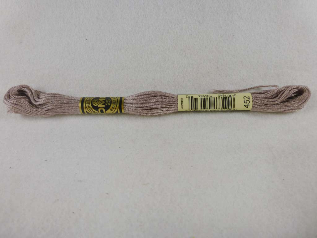 DMC Floss 452 Medium Shell Gray by DMC From Beehive Needle Arts