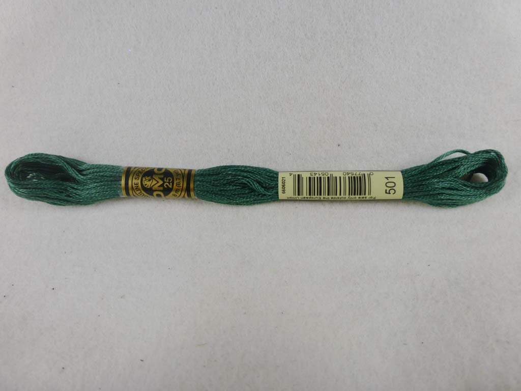 DMC Floss 501 Dark Blue Green by DMC From Beehive Needle Arts