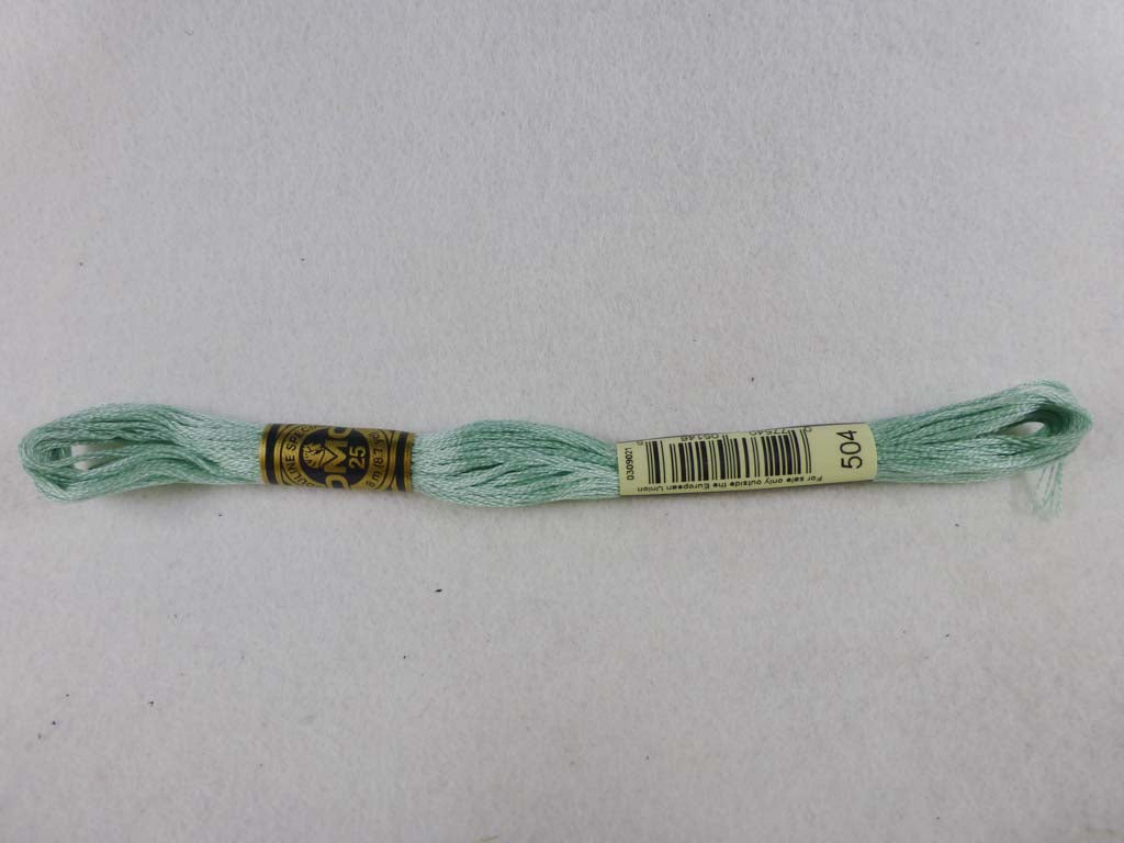 DMC Floss 504 Very Light Blue Green by DMC From Beehive Needle Arts