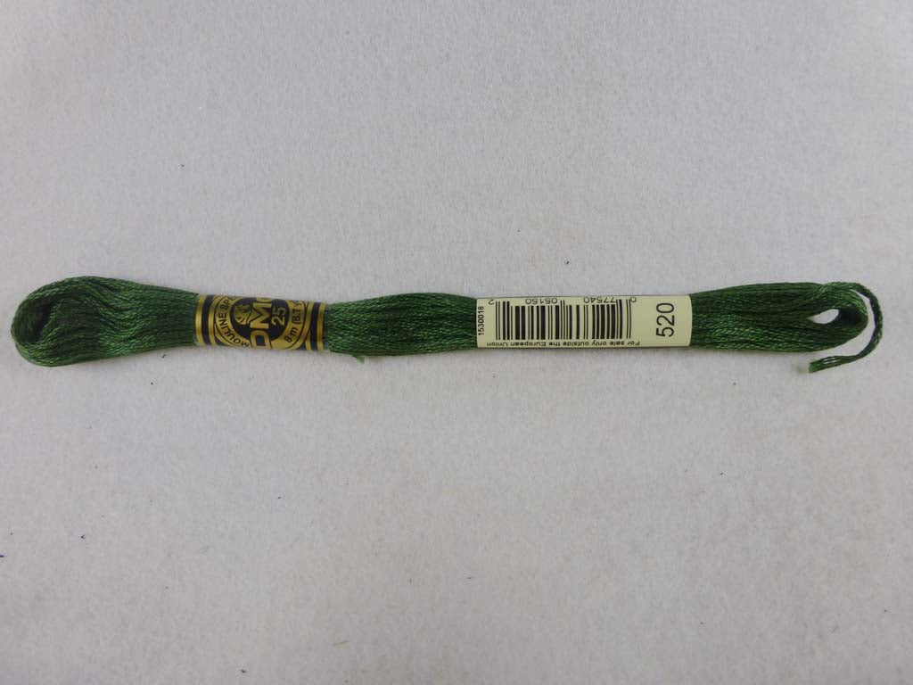 DMC Floss 520 Dark Fern Green by DMC From Beehive Needle Arts