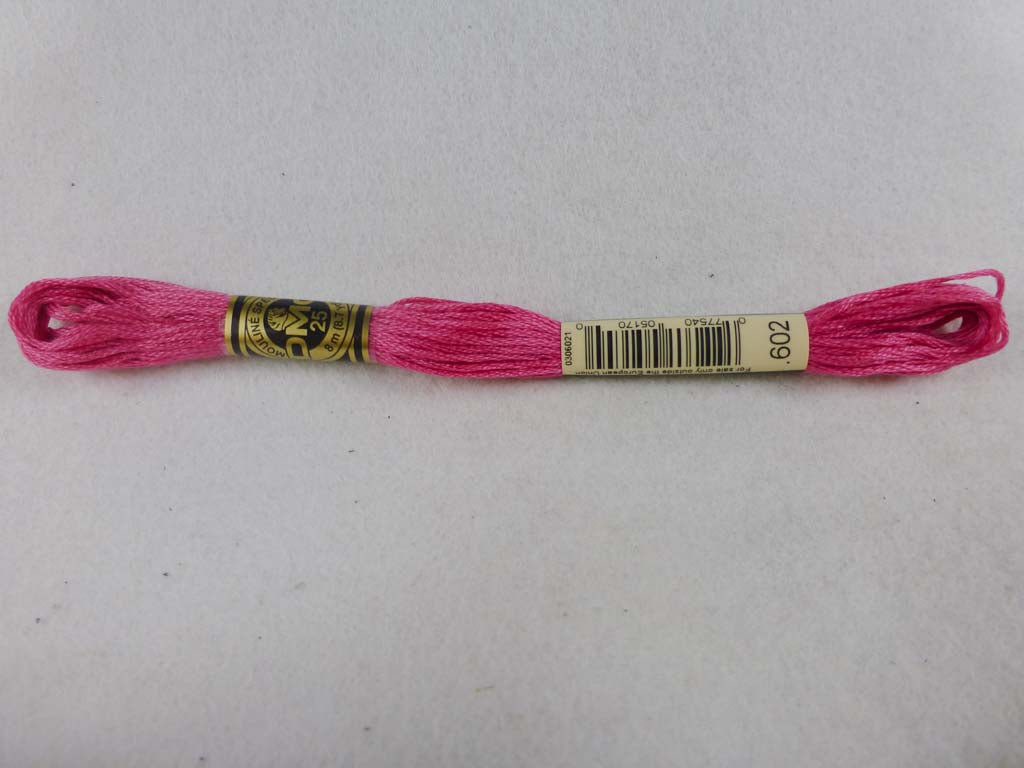 DMC Floss 602 Medium Cranberry by DMC From Beehive Needle Arts