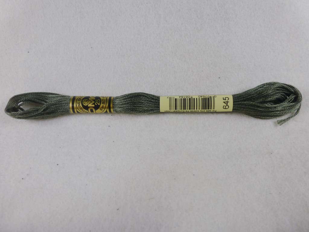 DMC Floss 645 Very Dark Beaver Gray by DMC From Beehive Needle Arts