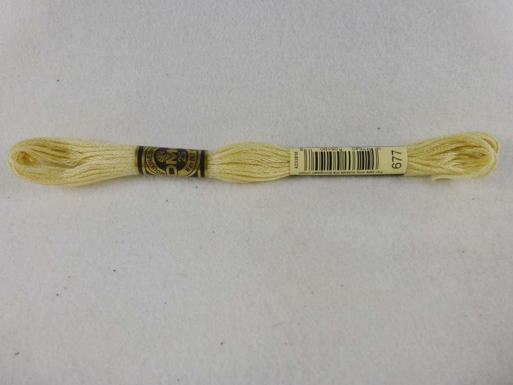 DMC Floss 677 Very Light Old Gold by DMC From Beehive Needle Arts