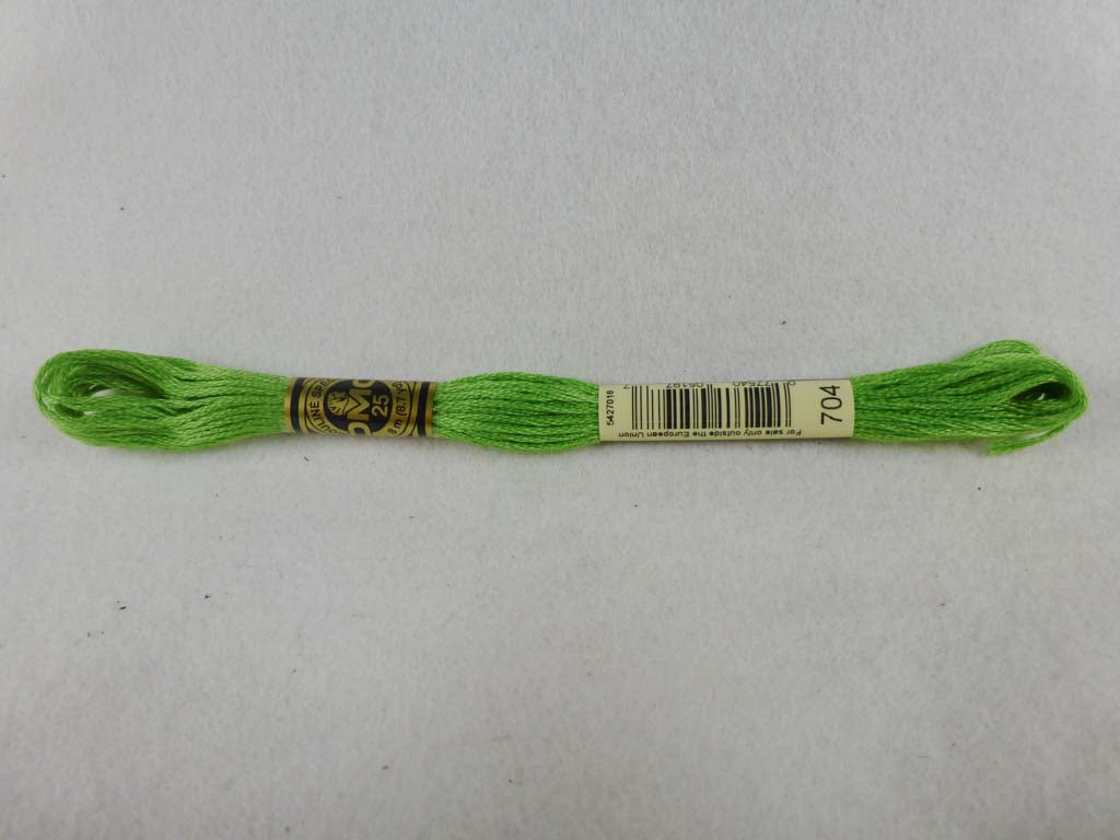 DMC Floss 704 Bright Chartreuse by DMC From Beehive Needle Arts