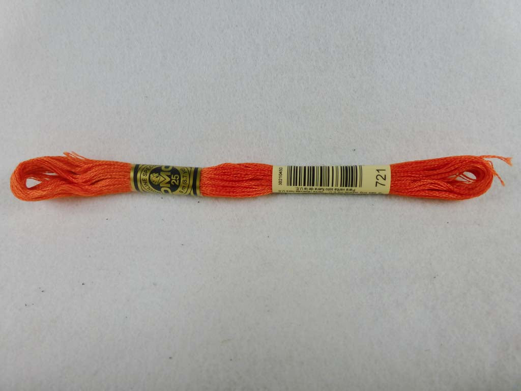 DMC Floss 721 Medium Orange Spice by DMC From Beehive Needle Arts