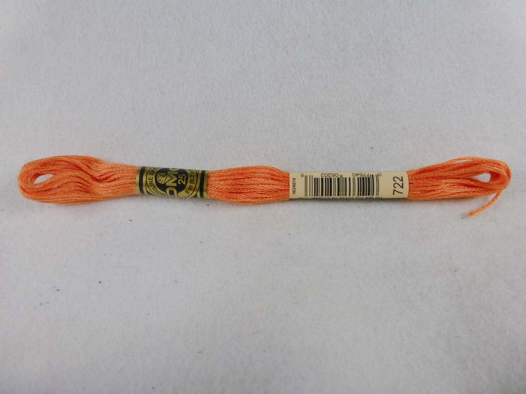DMC Floss 722 Light Orange Spice by DMC From Beehive Needle Arts