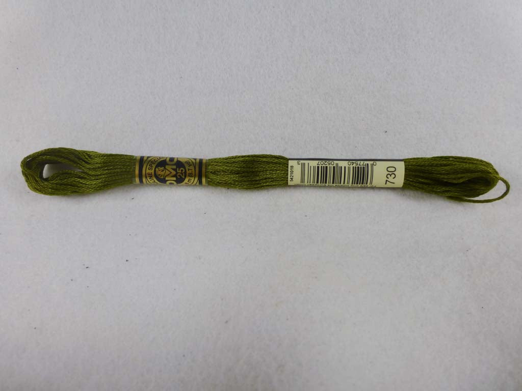 DMC Floss 730 Very Dark Olive Green by DMC From Beehive Needle Arts