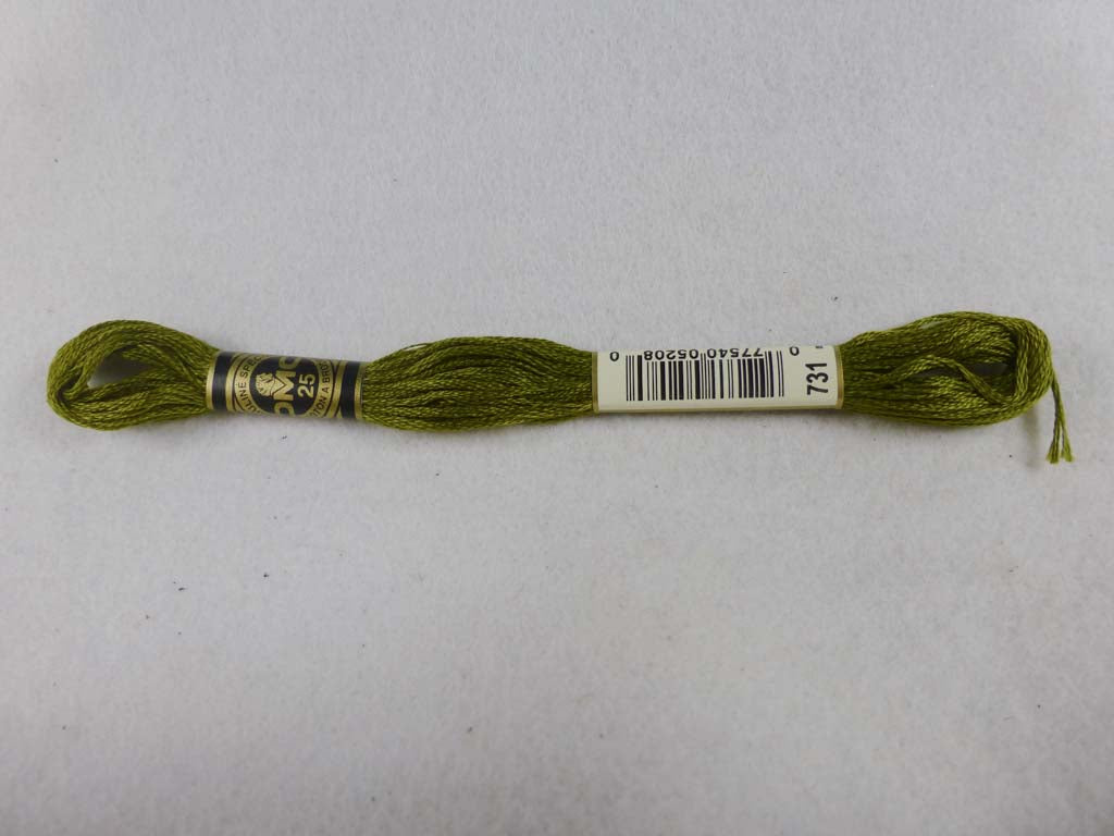 DMC Floss 731 Dark Olive Green by DMC From Beehive Needle Arts