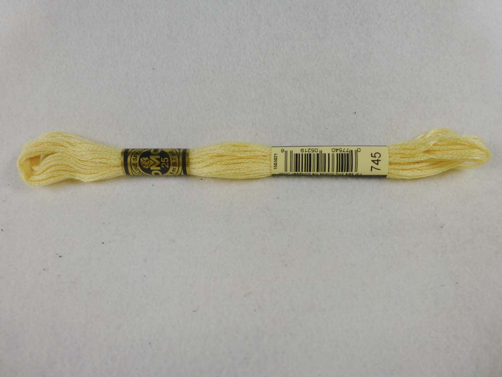 DMC Floss 745 Light Pale Yellow by DMC From Beehive Needle Arts