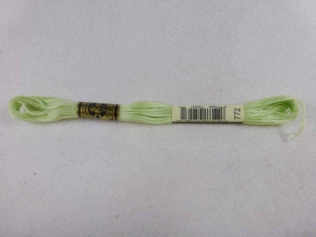 DMC Floss 772 Very Light Yellow Green by DMC From Beehive Needle Arts