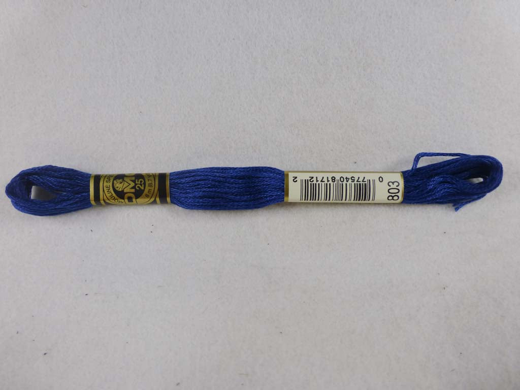 DMC Floss 803 Ultra Very Dark Baby Blue by DMC From Beehive Needle Arts