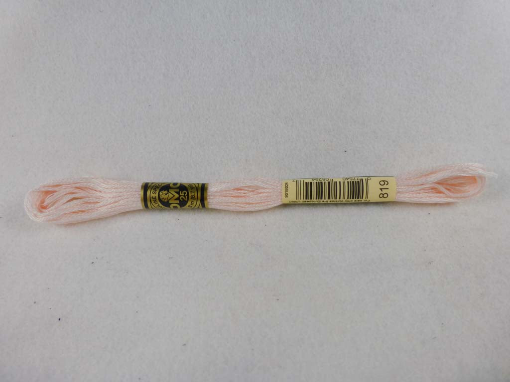 DMC Floss 819 Light Baby Pink by DMC From Beehive Needle Arts