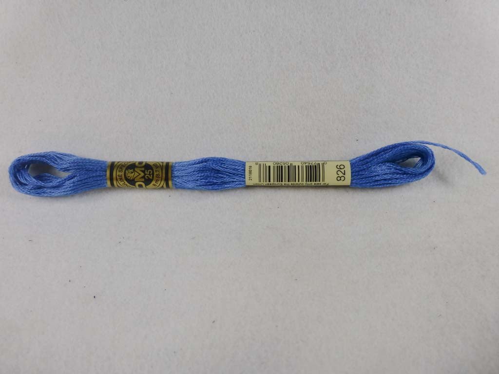 DMC Floss 826 Medium Blue by DMC From Beehive Needle Arts