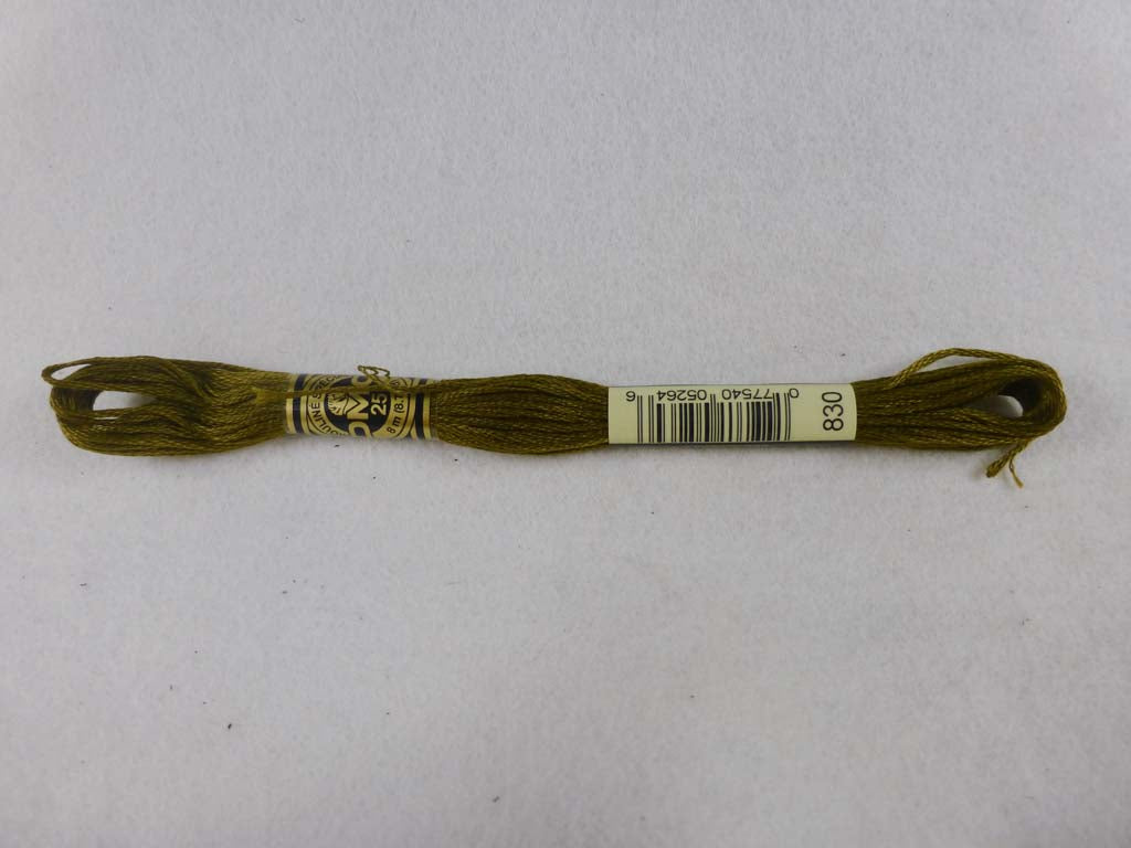 DMC Floss 830 Dark Golden Olive by DMC From Beehive Needle Arts