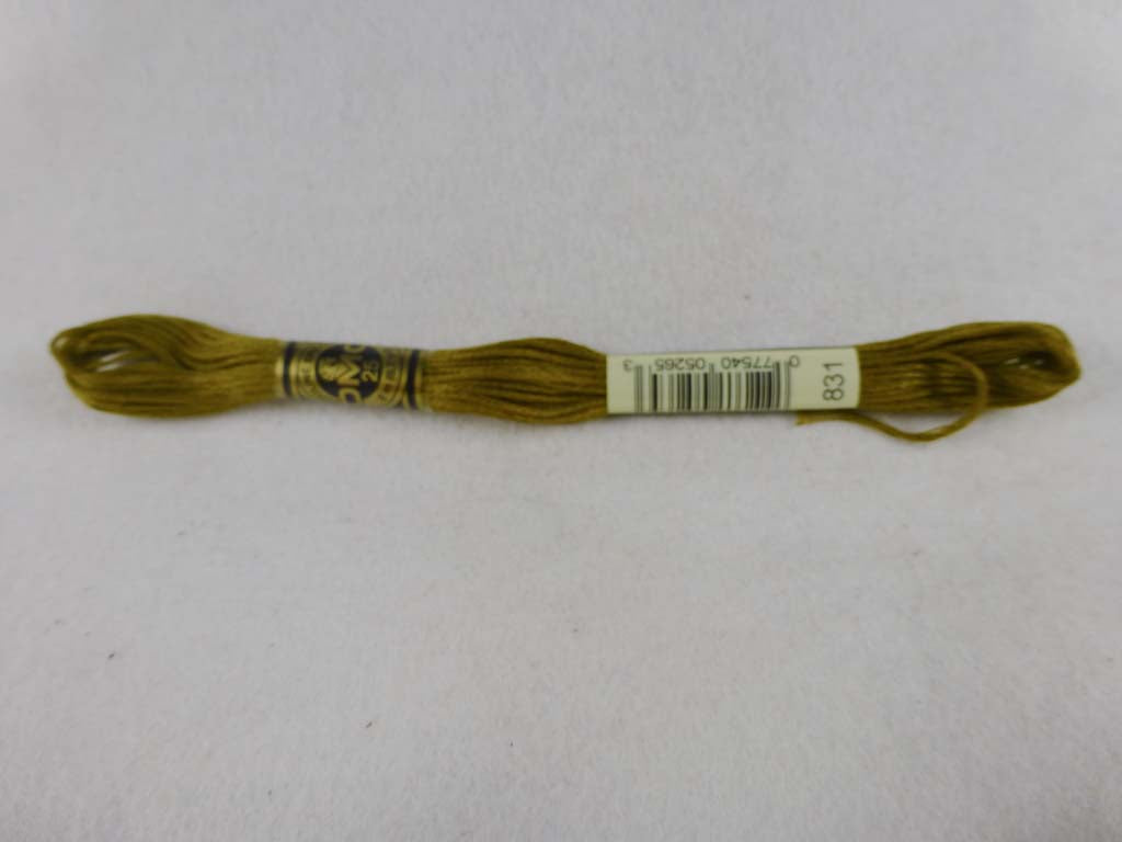 DMC Floss 831 Medium Golden Olive by DMC From Beehive Needle Arts