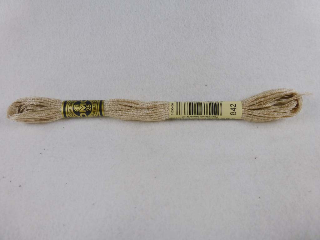 DMC Floss 842 Very Light Beige Brown by DMC From Beehive Needle Arts