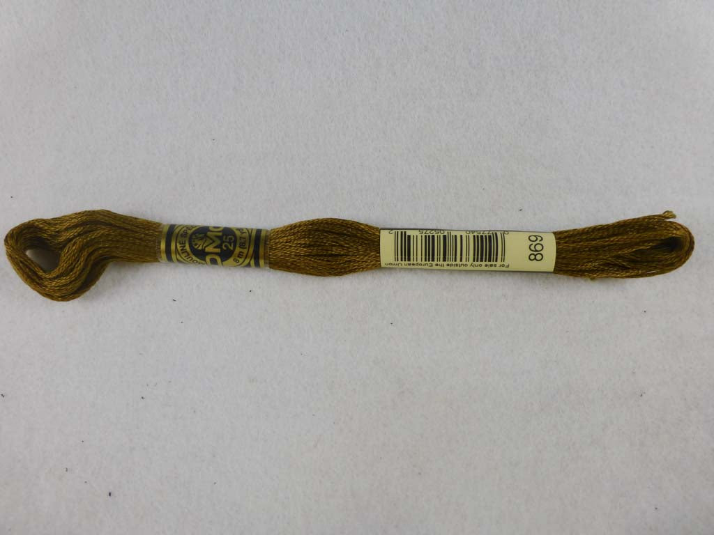 DMC Floss 869 Very Dark Hazelnut Brown by DMC From Beehive Needle Arts