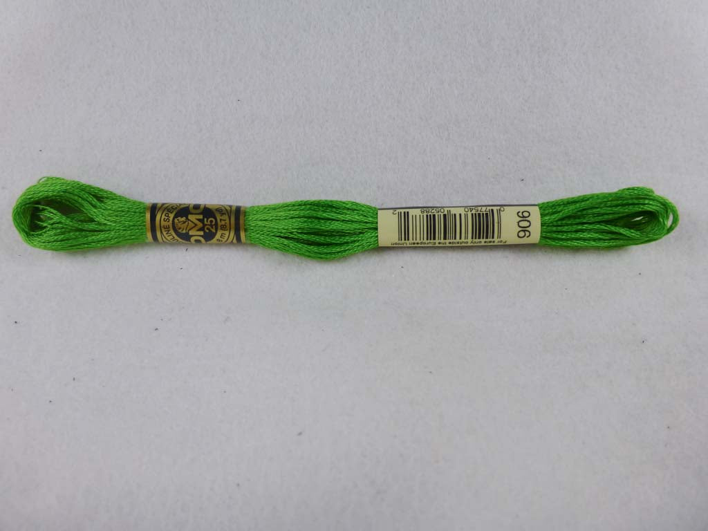 DMC Floss 906 Medium Parrot Green by DMC From Beehive Needle Arts