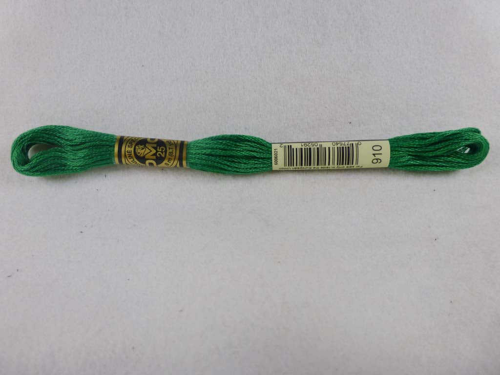 DMC Floss 910 Dark Emerald Green by DMC From Beehive Needle Arts