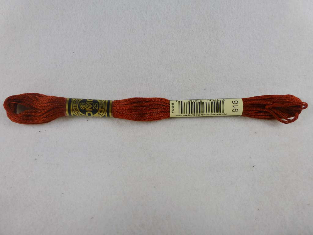 DMC Floss 918 Dark Red Copper by DMC From Beehive Needle Arts