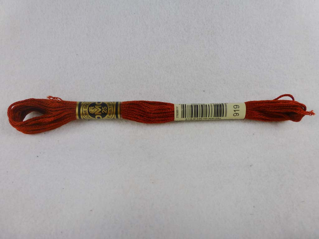 DMC Floss 919 Red Copper by DMC From Beehive Needle Arts