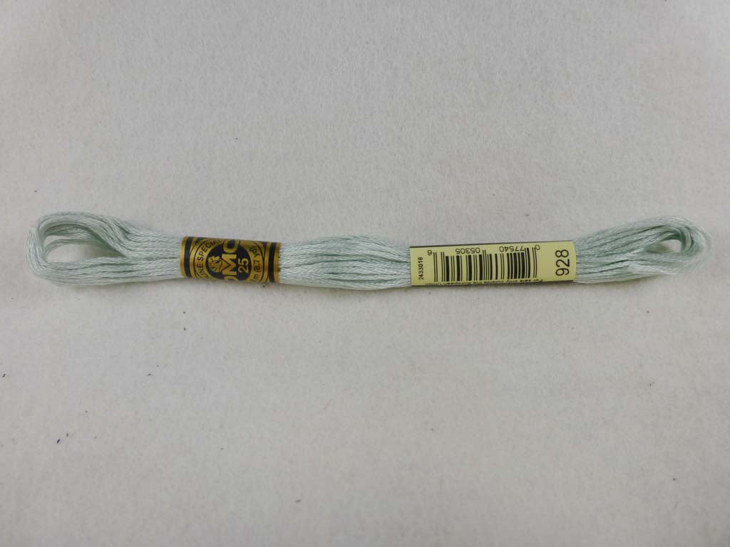 DMC Floss 928 Very Light Gray Green by DMC From Beehive Needle Arts