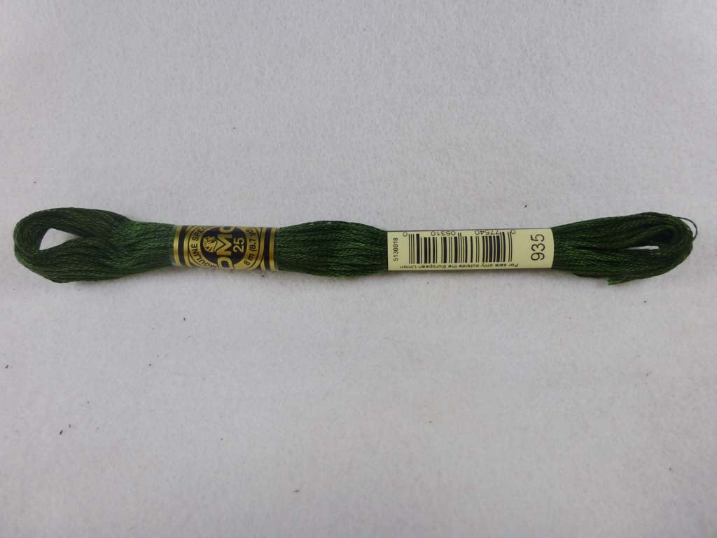 DMC Floss 935 Dark Avocado Green by DMC From Beehive Needle Arts