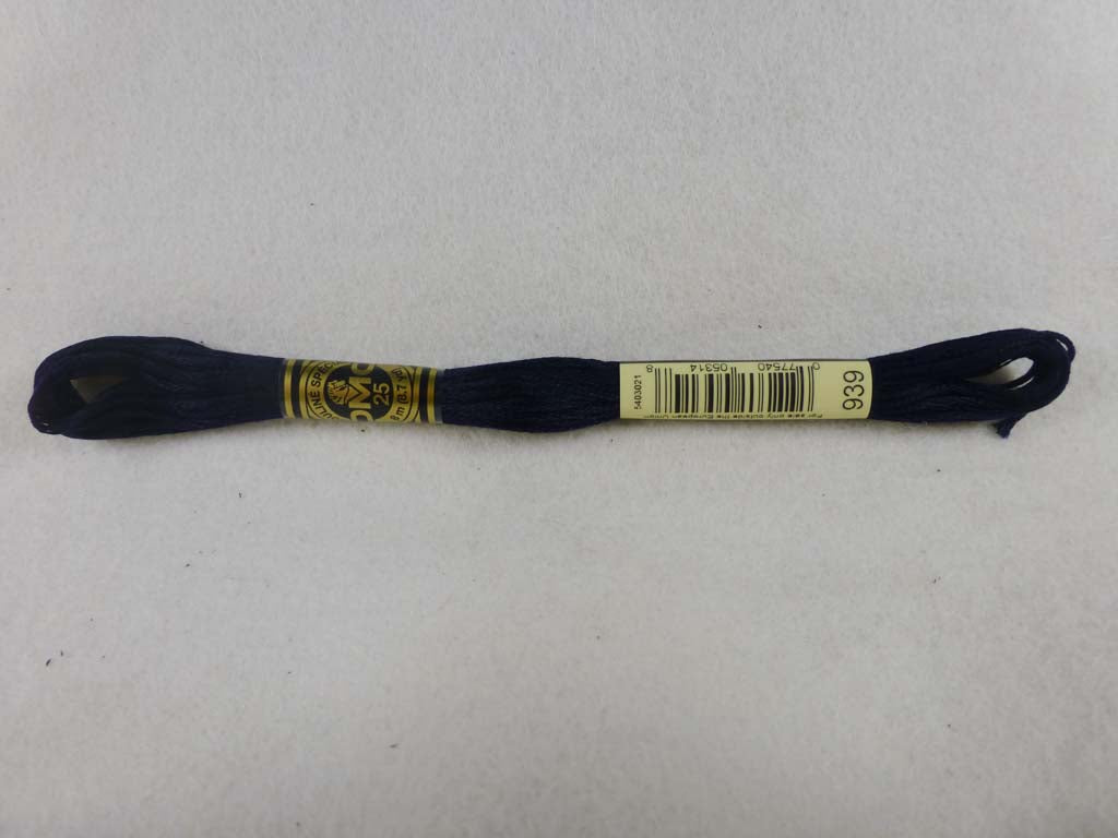 DMC Floss 939 Very Dark Navy Blue by DMC From Beehive Needle Arts
