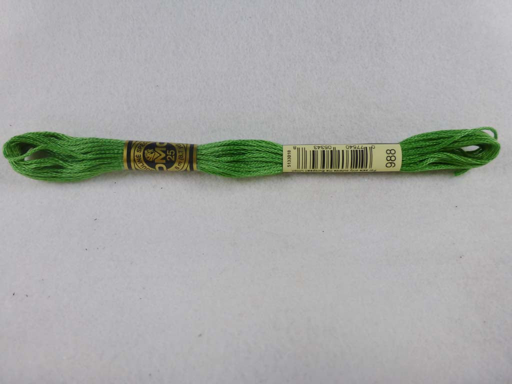 DMC Floss 988 Medium Forest Green by DMC From Beehive Needle Arts