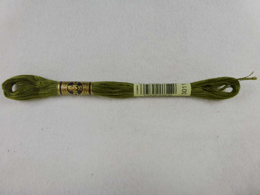 DMC Floss 3011 Dark Khaki Green by DMC From Beehive Needle Arts