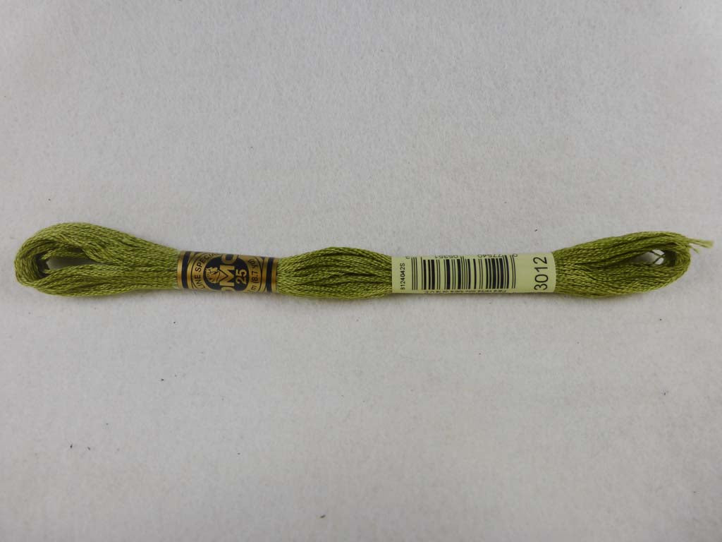 DMC Floss 3012 Medium Khaki Green by DMC From Beehive Needle Arts