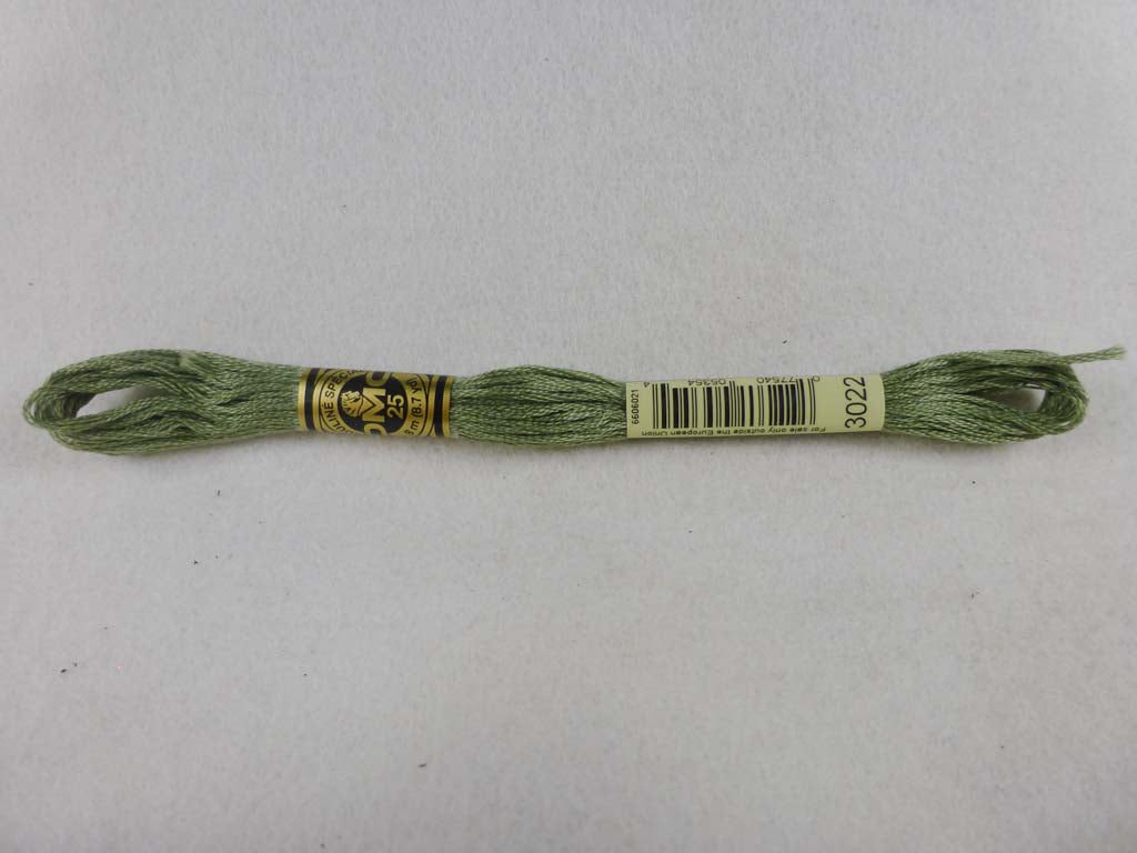 DMC Floss 3022 Medium Brown Gray by DMC From Beehive Needle Arts