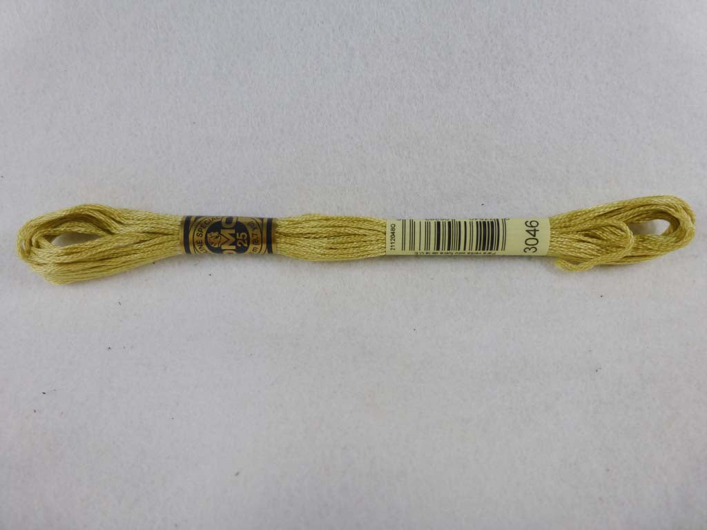 DMC Floss 3046 Medium Yellow Beige by DMC From Beehive Needle Arts