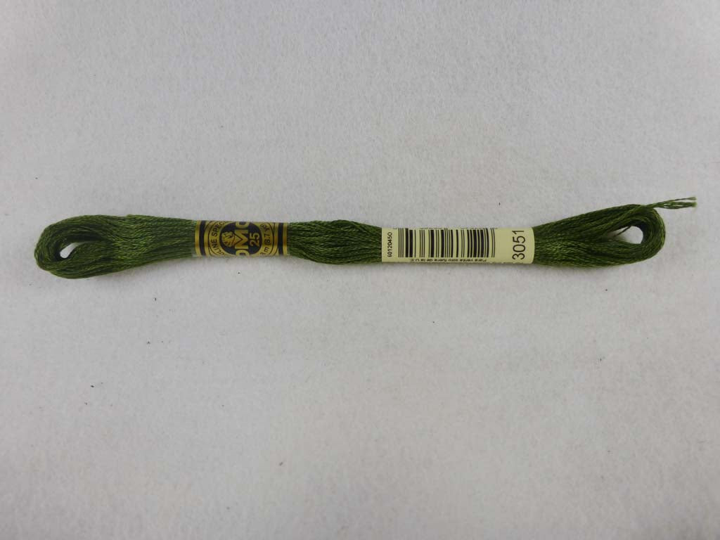 DMC Floss 3051 Dark Green Gray by DMC From Beehive Needle Arts