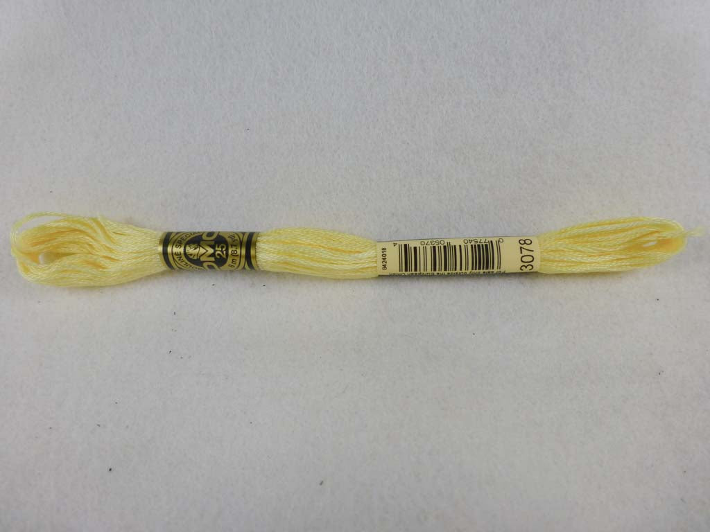 DMC Floss 3078 Very Light Golden Yellow by DMC From Beehive Needle Arts