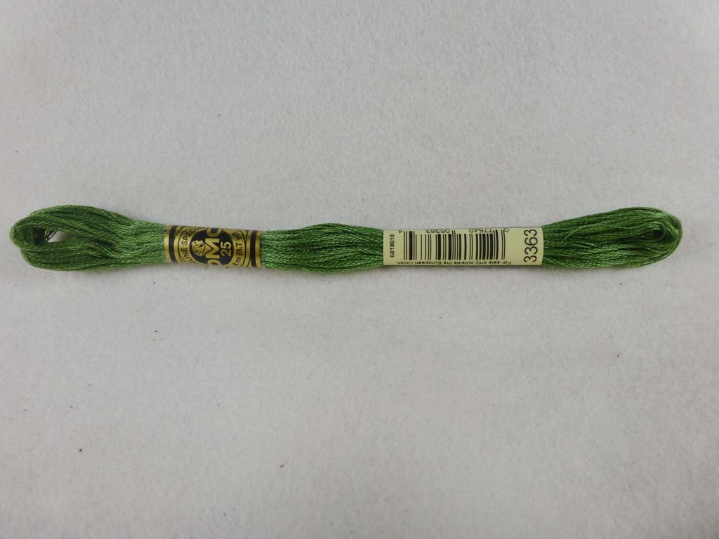 DMC Floss 3363 Medium Pine Green by DMC From Beehive Needle Arts