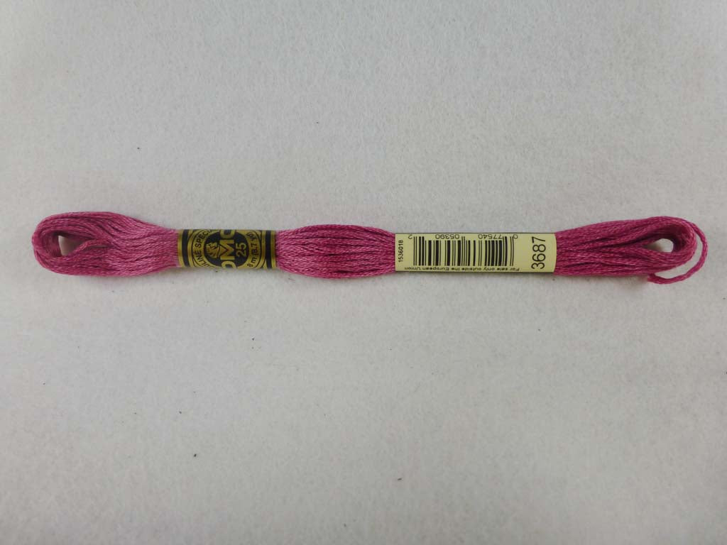 DMC Floss 3687 Mauve by DMC From Beehive Needle Arts