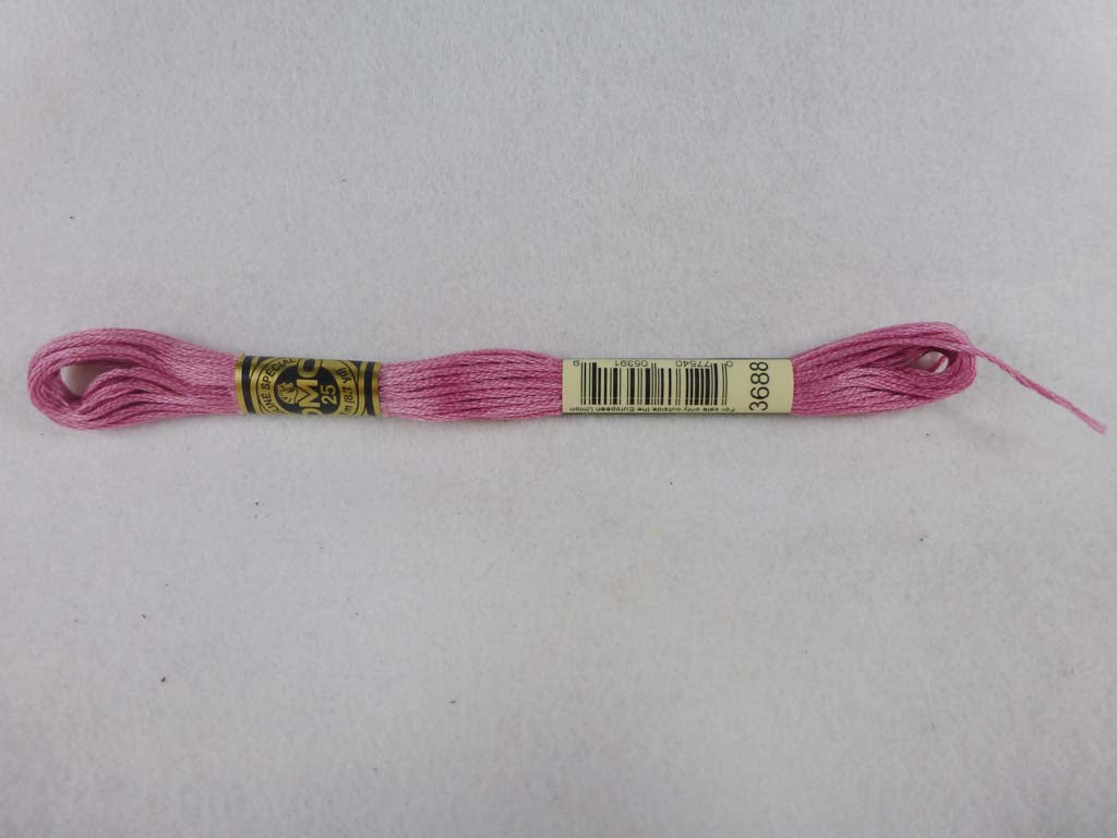 DMC Floss 3688 Medium Mauve by DMC From Beehive Needle Arts