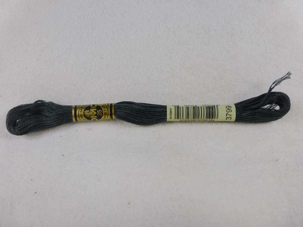 DMC Floss 3799 Very Dark Pewter Gray by DMC From Beehive Needle Arts