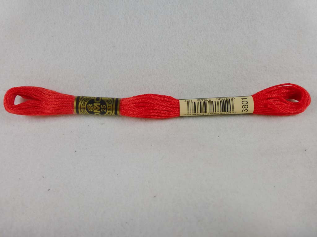 DMC Floss 3801 Very Dark Melon by DMC From Beehive Needle Arts