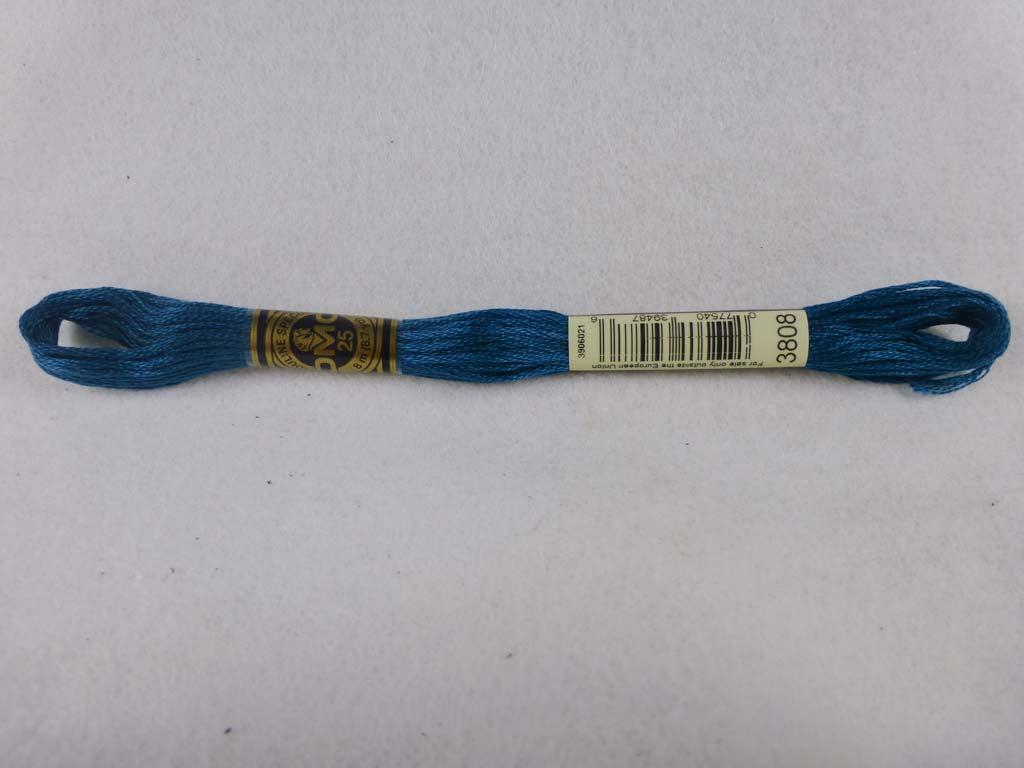 DMC Floss 3808 Ultra Very Dark Turquoise by DMC From Beehive Needle Arts