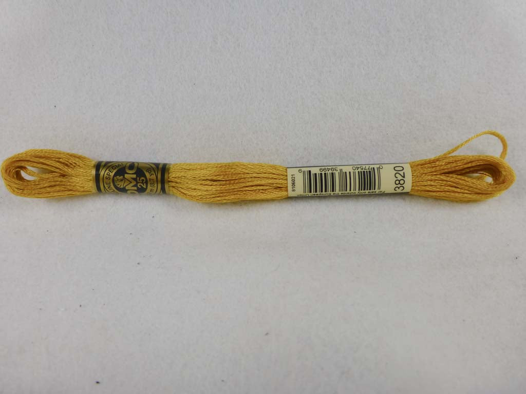 DMC Floss 3820 Dark Straw by DMC From Beehive Needle Arts
